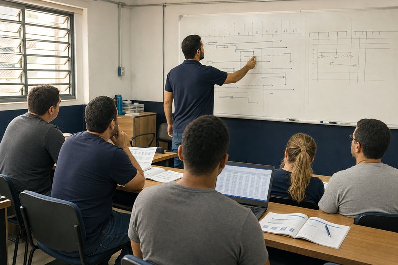 Cursos e treinamentos técnicos para equipes